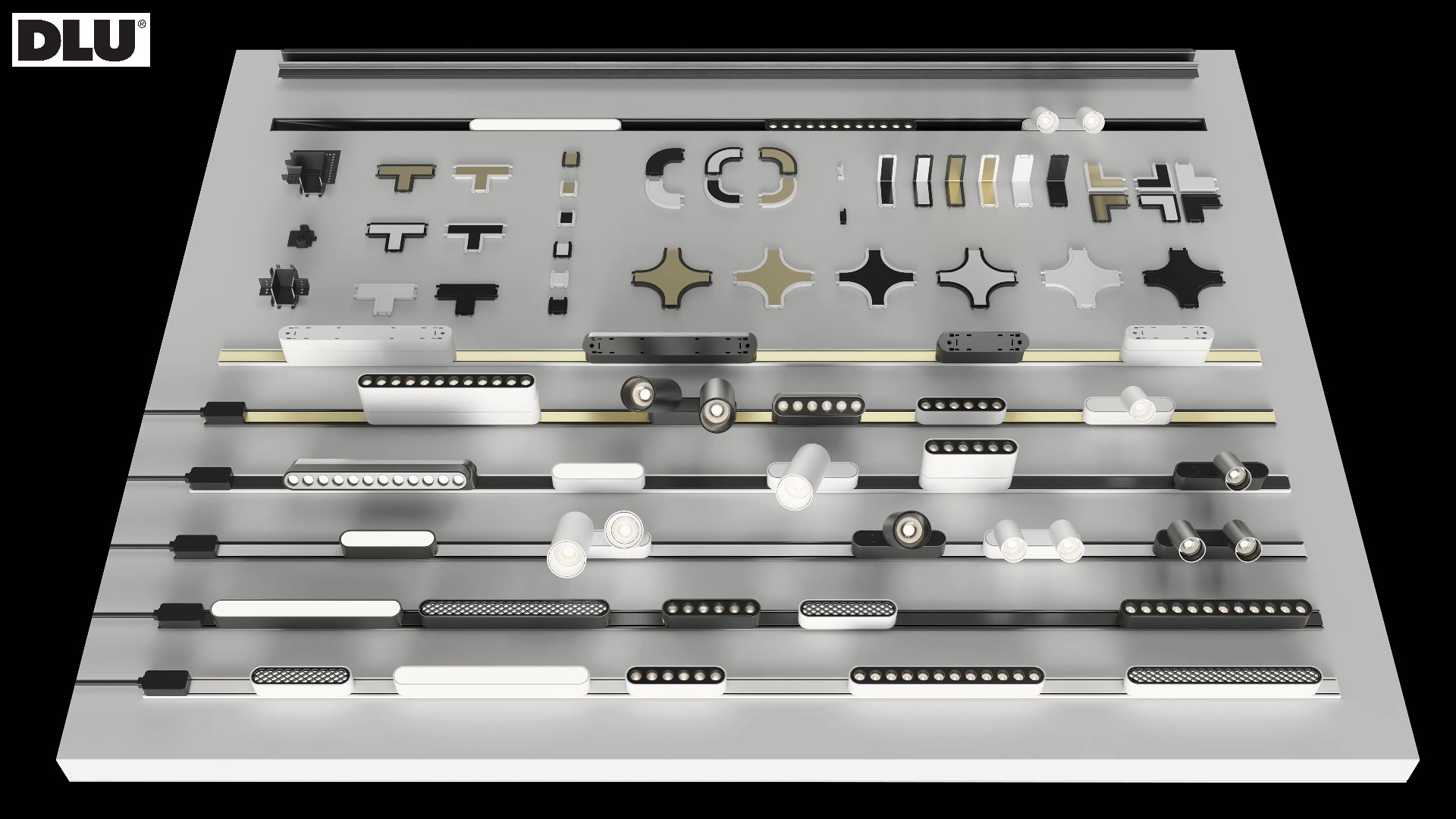 Ultra-Thin 48V Magnetic Track System